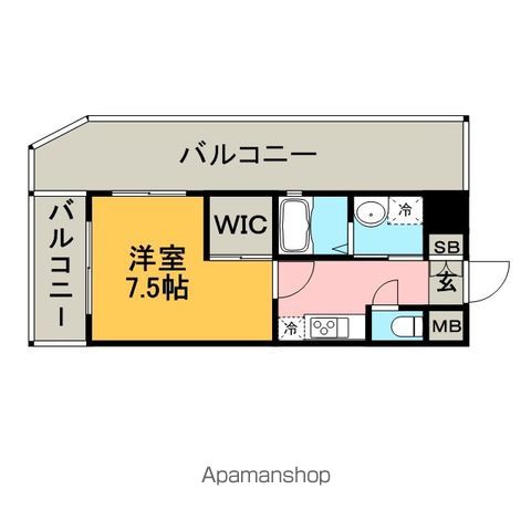 エンクレスト祇園の間取り写真