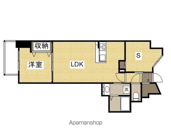 S−RESIDENCE富士見町AGLITTERの間取り写真