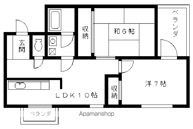 レジデンス岡崎の間取り写真