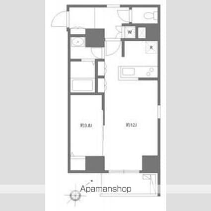 アリカ向島[1LDK/40.05m2]の間取図