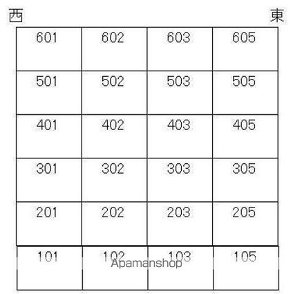 ハローコートＭＭ[2DK/44.46m2]の配置図