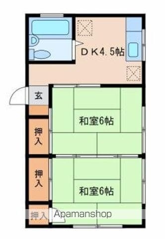 井上アパートの間取り写真