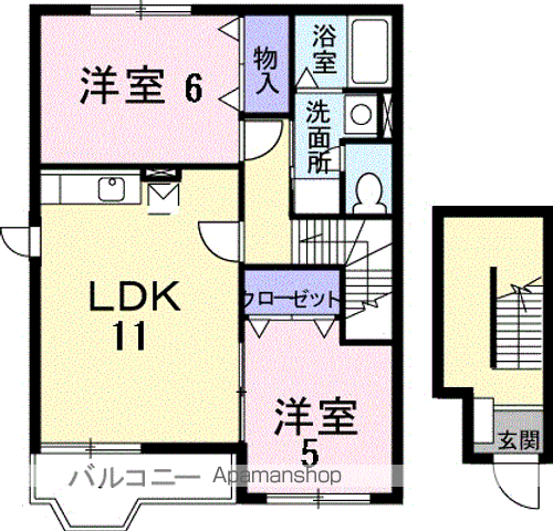 Law Flowerの間取り写真