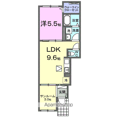 ローリエ宮前平の間取り写真