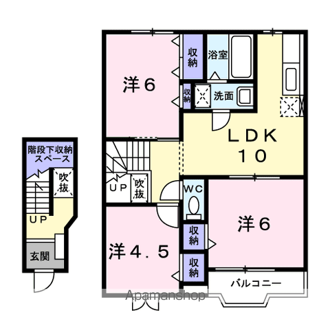 ＣＲＥＳＴＡＬＬ　ＫＯＹＡ　Ⅲの間取り