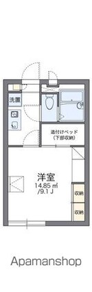 レオパレスカナート[1K/23.18m2]の間取図