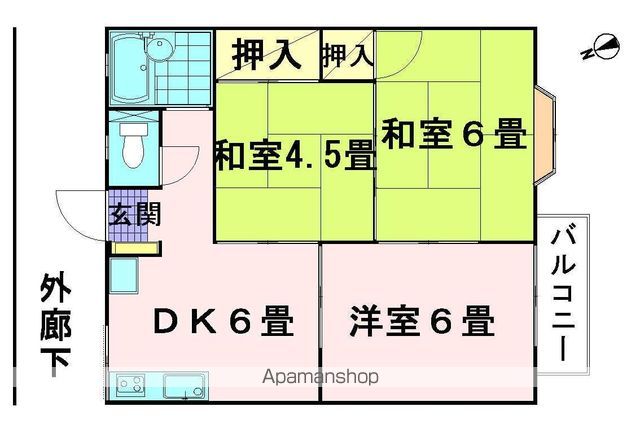 ストラートハウスA棟の間取り写真