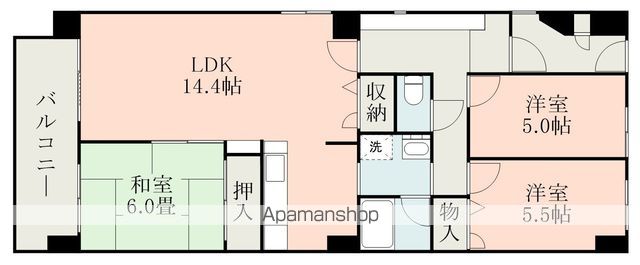 水前寺パークマンションIIの間取り写真
