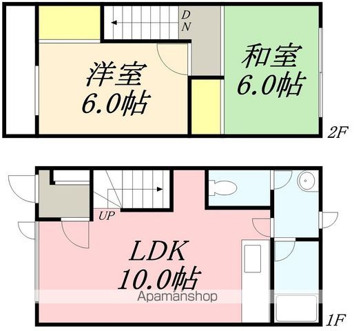 メゾン東浜の間取り写真