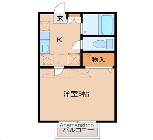 VINO若林の間取り写真