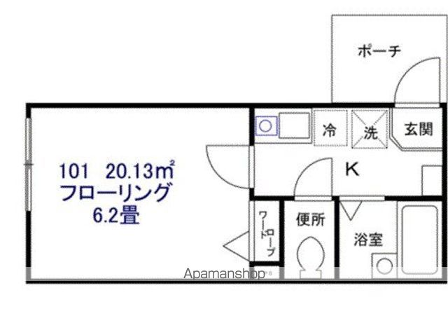 ロキマート学芸大学の間取り