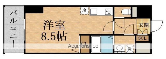 メルディアクレスト桜ノ宮キルシュの間取り写真