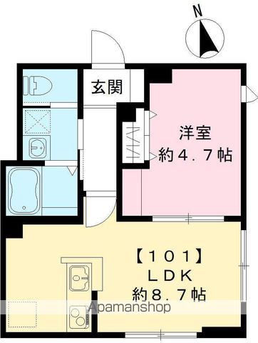 【フィカーサ上北沢の間取り】