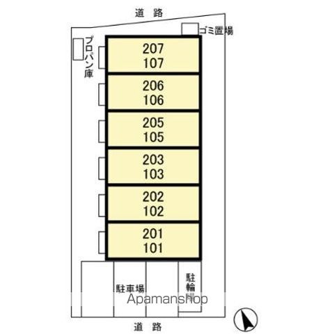 セジュールⅠ 202 ｜ 千葉県八千代市村上南２丁目13-6（賃貸アパート1K・2階・26.27㎡） その20