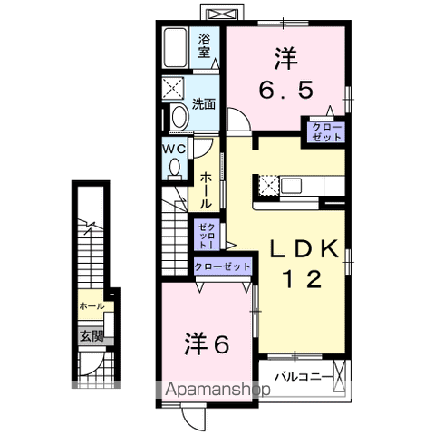 パシフィックコーストⅡの間取り