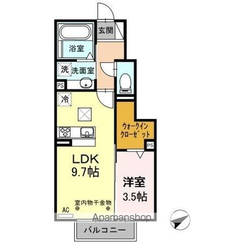 コンフィアンサの間取り写真