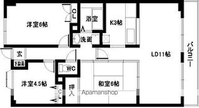 アーバネックス三国ヶ丘の間取り写真