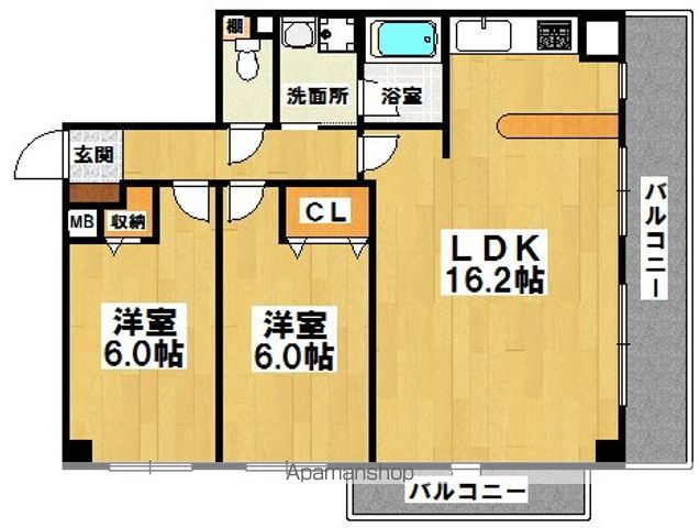 フレア・ブローリーの間取り写真