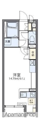レオネクストカーサカメヤマ[1R/26.5m2]の間取図