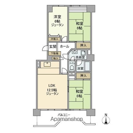 シティコープ光が丘[3LDK/73.11m2]の間取図