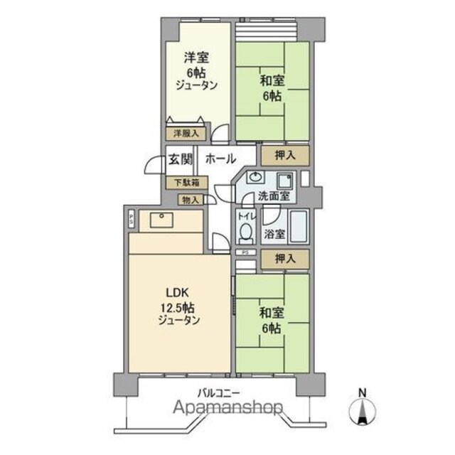 シティコープ光が丘[3LDK/73.11m2]の間取図
