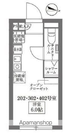 COCOCUBE大山の間取り写真