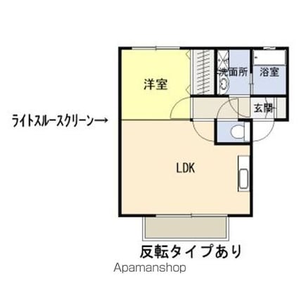 ウィンクルム[1LDK/36.06m2]の間取図