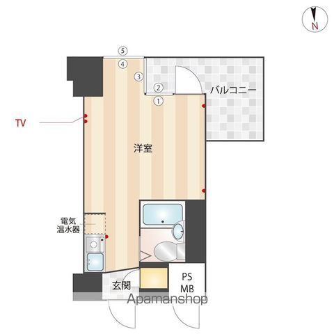 メインステージ王子駅前の間取り