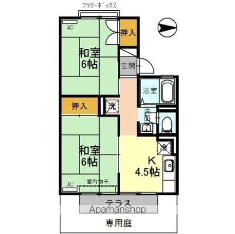 パレーシャル柳田の間取り写真