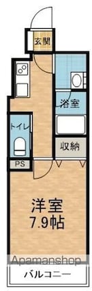 セントラル大町[1K/45m2]の間取図