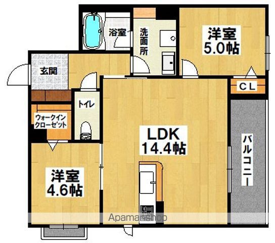 HARUなかもずの間取り写真