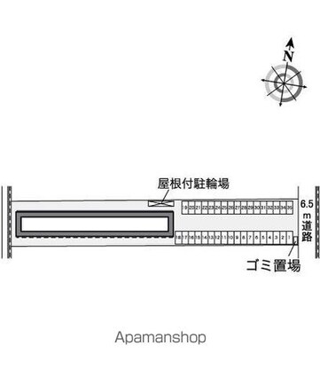 レオパレスヴァン　ソレーユ[1K/28.02m2]の配置図