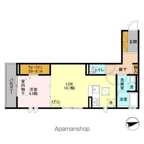 船橋市西船のアパートの間取り