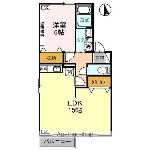 セジュール上冨居 Aの間取り写真