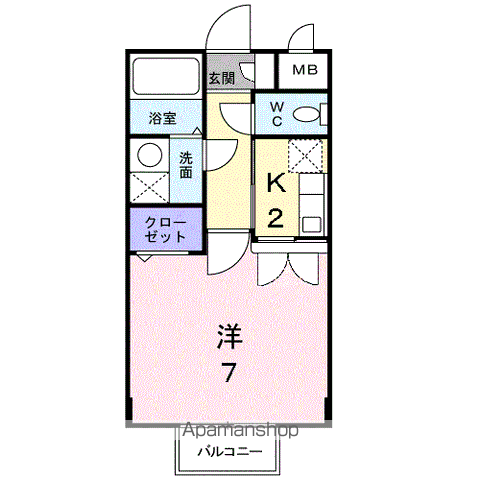 ファミール水城の間取り写真