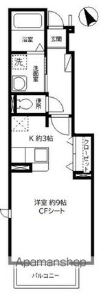 メゾンＹ[1K/33.15m2]の間取図