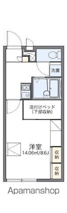 レオパレスエスポワール[1K/23.18m2]の間取図