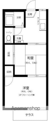 ファミーユ中落合[2K/30.06m2]の間取図