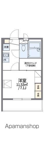レオパレス多摩ぶらーまの間取り写真