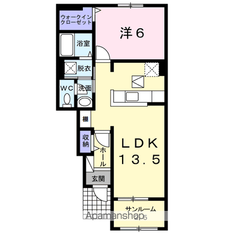 ＣＡＳＡ二本松３の間取り