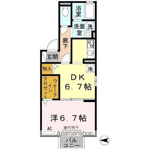 クレベール眞の間取り写真