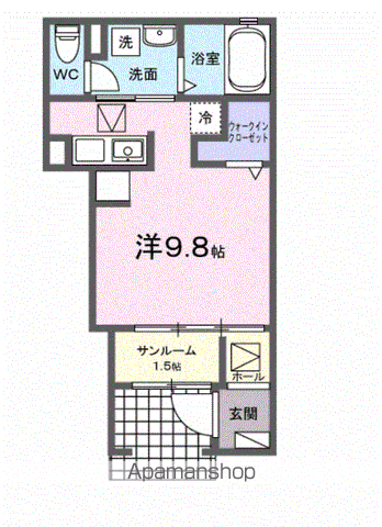 EAST HILL Gの間取り写真