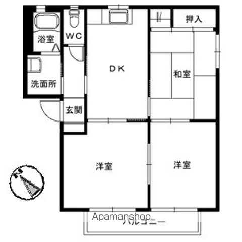 メゾンブリエ IIの間取り写真