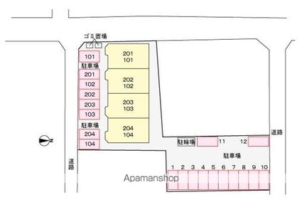 ｓｏｐｈｉａ　２１[2LDK/58.53m2]の配置図