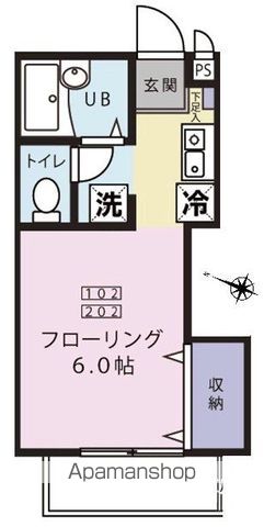 ARDIYー1 アルディーワンの間取り写真