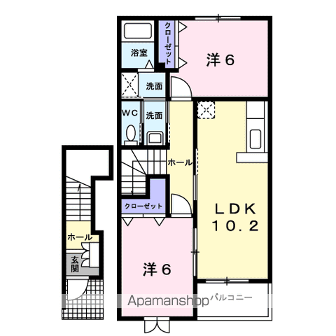 【サンシャインⅡの間取り】