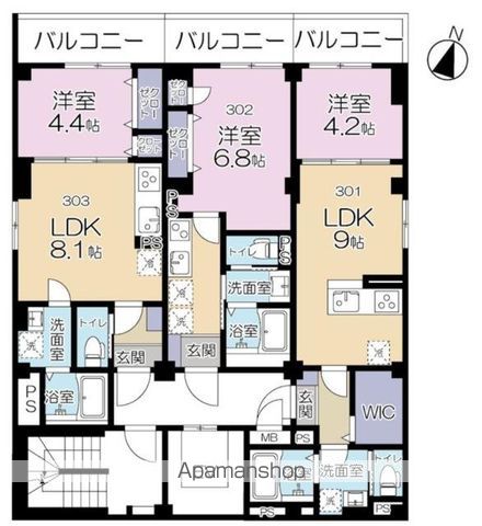MAISON FUTABAの間取り写真