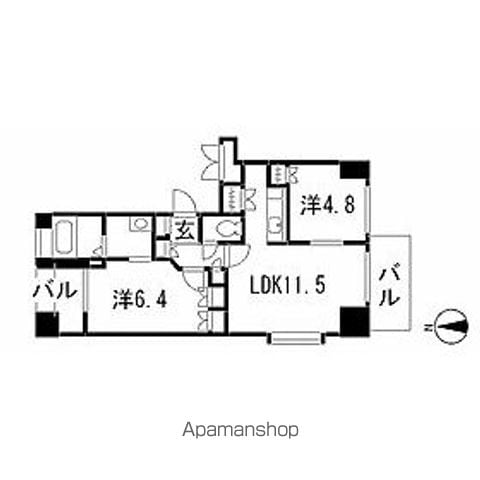 グランカーサ新宿御苑の間取り写真