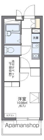 レオパレス市川原木の間取り写真