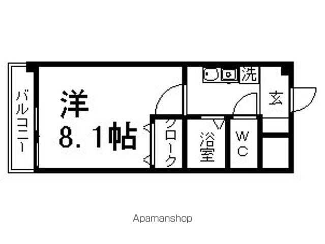 クレストコートの間取り写真